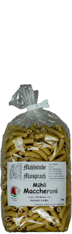 Maccheroni Mühle Maisprach