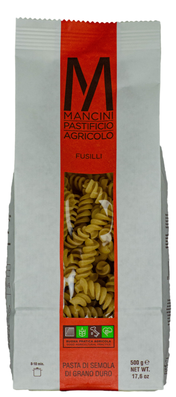 Fusilli di semola di grano duro