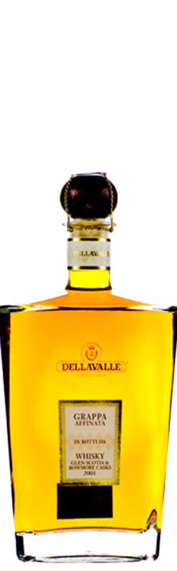 Dellavalle Grappa aged in Whisky barrique
