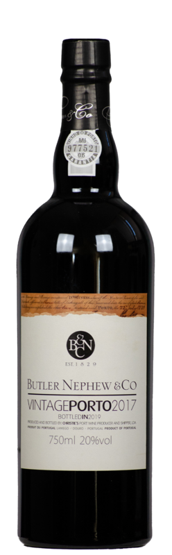 Butler Nephew & Co Port Vintage Port 2017