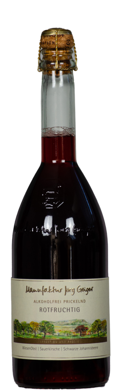 PriSecco "Rotfruchtig" - alkoholfrei, Manufaktur Jörg Geiger
