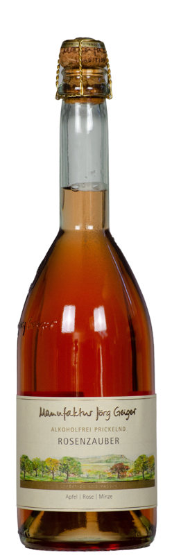 PriSecco "Rosenzauber" - alkoholfrei, Manufaktur Jörg Geiger