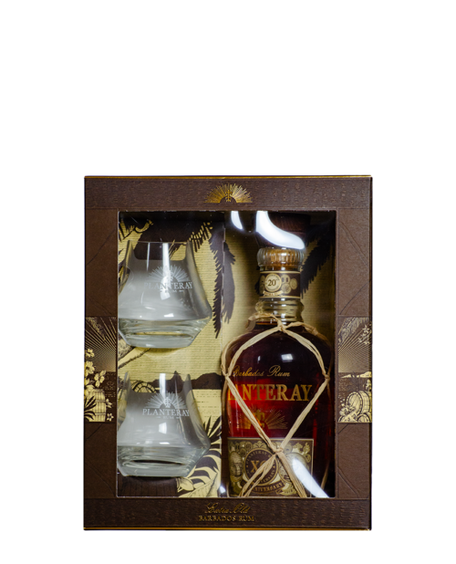 Planteray XO 20 Anniversary Rum Barbados
Geschenkverpackung mit 2 Gläsern