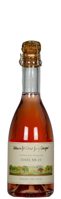 PriSecco "Cuvee Nr .23" - alkoholfrei, 37.5cl, Manufaktur Jörg Geiger