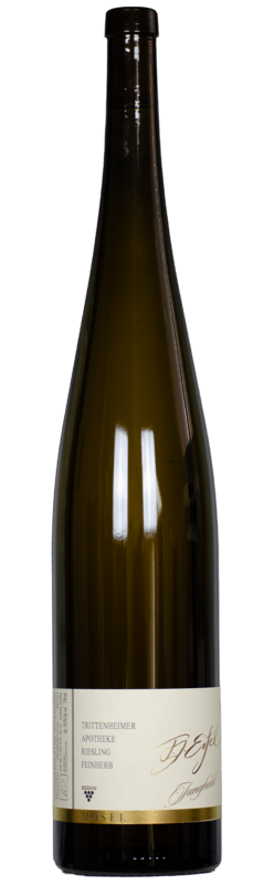 Trittenheimer Apotheke Riesling Spätlese "Jungheld" feinherb (QmP), MAGNUM, F.J. Eifel