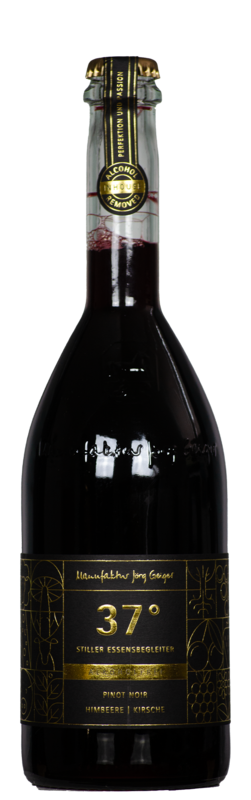 37 Grad Pinot Noir- Himbeere - Kirsche, alkoholfrei, Manufaktur Jörg Geiger