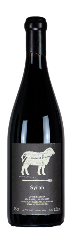 Syrah Limited Edition AOC Basel-Landschaft, Siebe Dupf Kellerei

