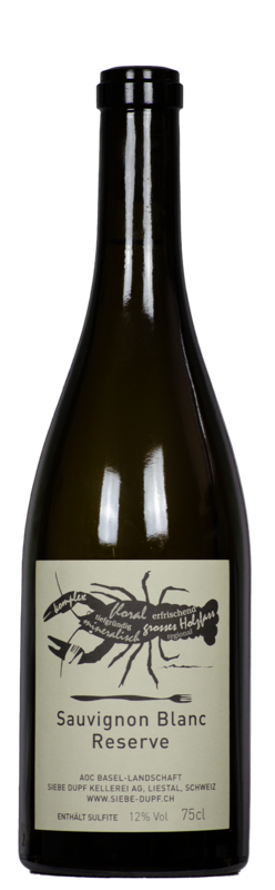 Sauvignon Blanc Reserve, AOC Basel-Landschaft, Siebe Dupf Kellerei AG, Liestal