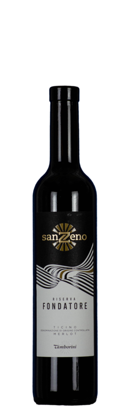 San Zeno Riserva del Fondatore 50cl, DOC, Merlot del Ticino, Tamborini