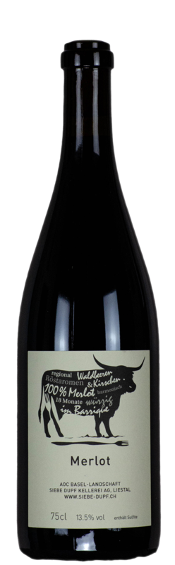 Baselbieter Merlot AOC, Siebe Dupf Kellerei
