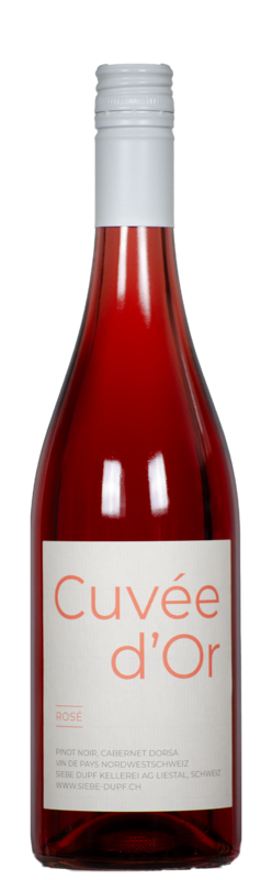 Cuvée d'Or Rosé, VdP Nordwestschweiz, Siebe Dupf Kellerei